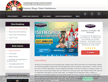 Tablet Screenshot of ohneinzahlung.com